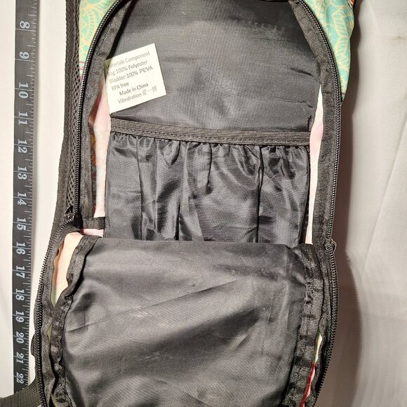 Vibedration Hydration Backpack w/o bladder turquoise/orange pattern Used main image 6